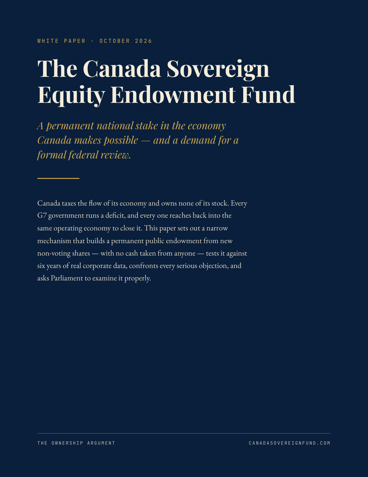 White paper, page 1 of 12